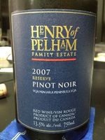 Henry of Pelham Reserve Pinot Noir