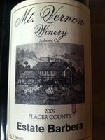 Mt. Vernon Estate Barbera