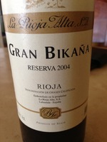 La Rioja Alta Rioja Reserva Bikaña 
