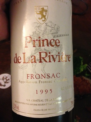 1995 Château de la Rivière - CellarTracker