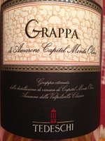 Tedeschi Grappa di Amarone Capitel Monte Olmi