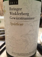 Dr. Heger Ihringer Winklerberg Gewürztraminer Spätlese