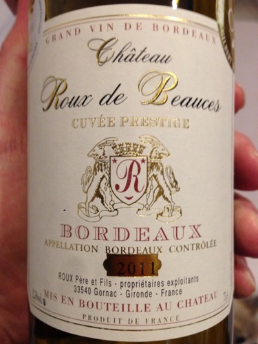 Château Roux de Beaucés Cuvée Prestige Bordeaux | Vivino US