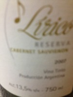 Mauricio Lorca Lírico Reserva Cabernet Sauvignon
