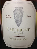 Oliver Creekbend Vineyard Valvin Muscat