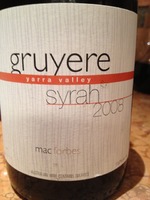 Mac Forbes Gruyere Syrah