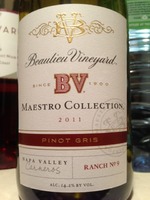 Beaulieu Vineyard (BV) Maestro Collection Ranch No. 9 Pinot Gris