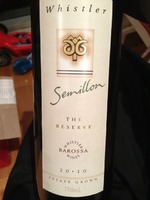 Whistler Wines The Reserve Semillon