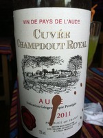 Les Celliers de Haute Croix Cuvèe Champdout Royal Aude