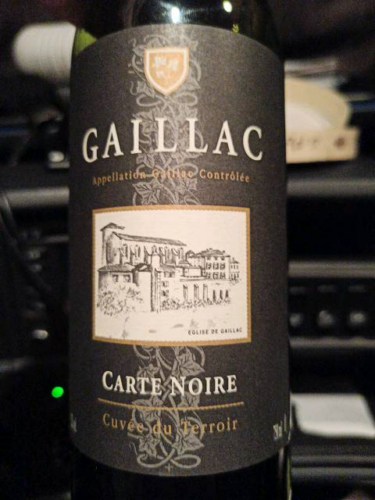 Gaillac Carte noire - Cuvée du Terroir