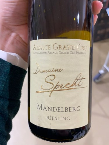 2017 Domaine Specht Riesling Alsace Grand Cru 'Mandelberg' | Vivino English
