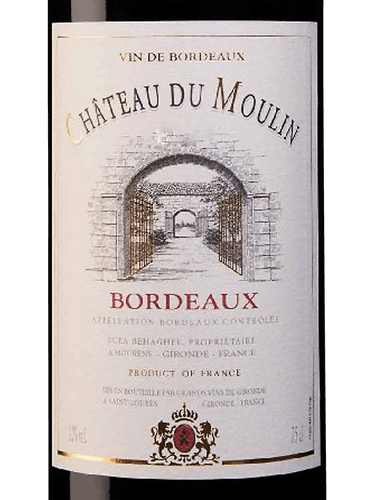 新品　Château du Moulin 2020 ボルドーワイン Château du Moulin Bordeaux | Vivino 日本