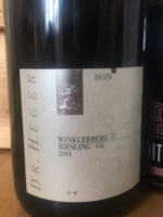 Dr. Heger Winklerberg Riesling GG