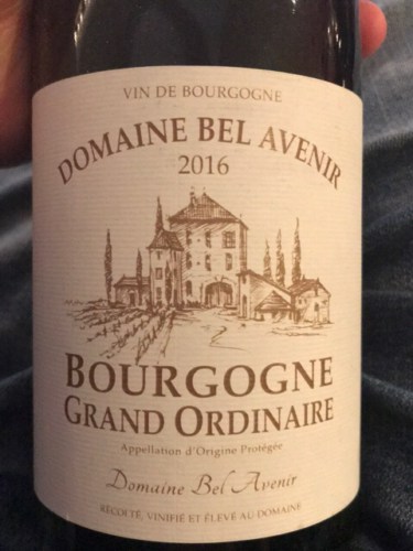Bel Avenir Bourgogne Grand Ordinaire | Vivino English