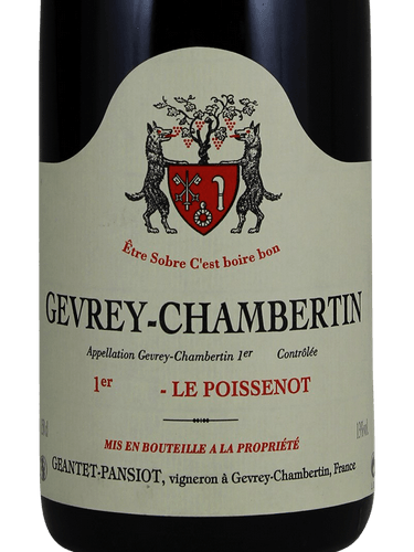 Géantet-Pansiot Gevrey-Chambertin 1er Cru Le 'Poissenot' | Vivino