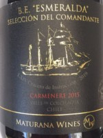 Maturana B.E Esmeralda Selección del Comandante Carménère