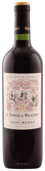 Château de Malleret Le Baron de Malleret HautMédoc Vivino US