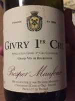 Prosper Maufoux Givry 1er Cru
