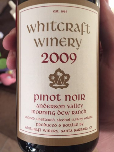 Whitcraft Morning dew Ranch Pinot Noir | Vivino US