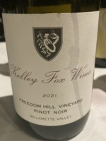Kelley Fox Freedom Hill Vineyard Pinot Noir