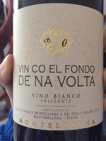 Montelliana Vin Co el Fondo de Na Volta Frizzante Bianco