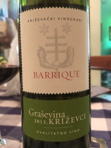 Križevacki Vinogradi Graševina Križevci Barrique | Vivino US