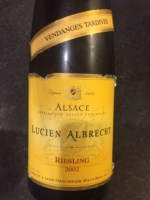 Lucien Albrecht Riesling Vendange Tardive