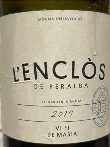 L'Enclòs de Peralba Vi Fi de Masia Blanco | Vivino Australia