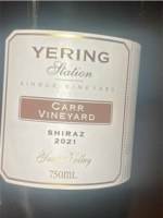 Yering Station Carr Vineyard Shiraz