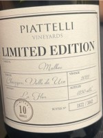 Piattelli Limited Edition Malbec