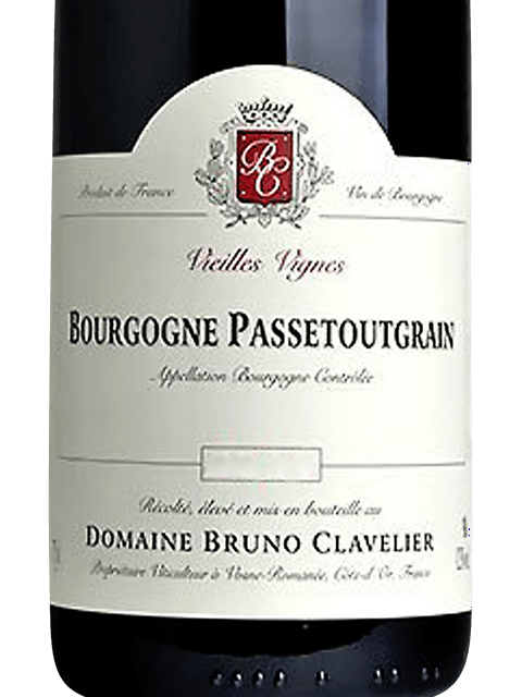 Domaine Bruno Clavelier Vieilles Vignes Bourgogne Passetoutgrain