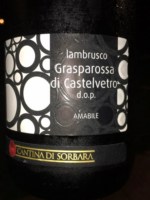 Cantina di Sorbara Lambrusco Grasparossa di Castelvetro Amabile