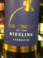 Dr. Zenzen Riesling Lieblich