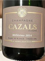 Cazals Blanc de Blancs Brut Champagne Grand Cru 'Le Mesnil-sur-Oger'