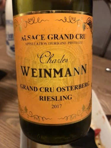 Charles Weinmann Riesling Alsace Grand Cru 'Osterberg' | Vivino US