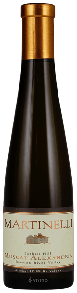 Martinelli Jackass Hill Muscat Alexandria