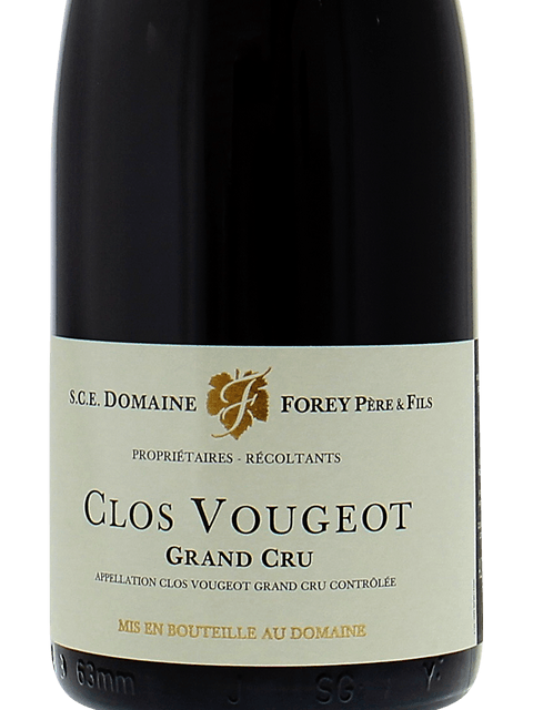 Clos-Vougeot 2011 グランクリュ Domaine Forey Père & Fils Clos Vougeot Grand Cru | Vivino 日本語