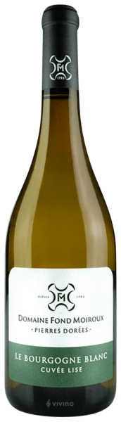 Domaine Fond Moiroux - Pierres Dorées Cuvée Lise Le Bourgogne Blanc