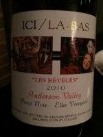 Au Bon Climat ICI La-Bas  Elke Vineyard Les Révélés Pinot Noir