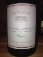 Valle Reale Vigna del Convento Montepulciano d'Abruzzo Organic