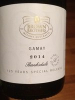 Brown Brothers 125 Years Special Release Gamay