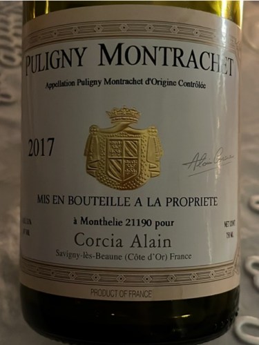 Domaine Raphael et Alain Corcia Puligny-Montrachet | Vivino Brasil