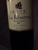 Grover Zampa La Réserve Barrique