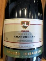 Vinho Bodega Iribarrem Branco Seco Brasil Reserva Chardonnay 2024 750ml