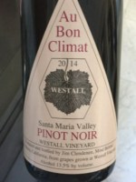 Au Bon Climat Pinot Noir Westall Vineyard
