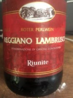 Riunite Reggiano Lambrusco Roter Perlwein