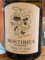 Montirius Banc de Rose Côtes du Rhône