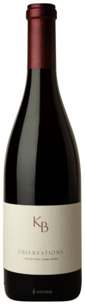 Kosta Browne Observations Series Free James Pinot Noir