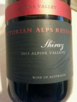 Gapsted Ovens Valley Victorian Alps Reserve Shiraz