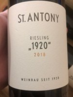 St. Antony Riesling 1920